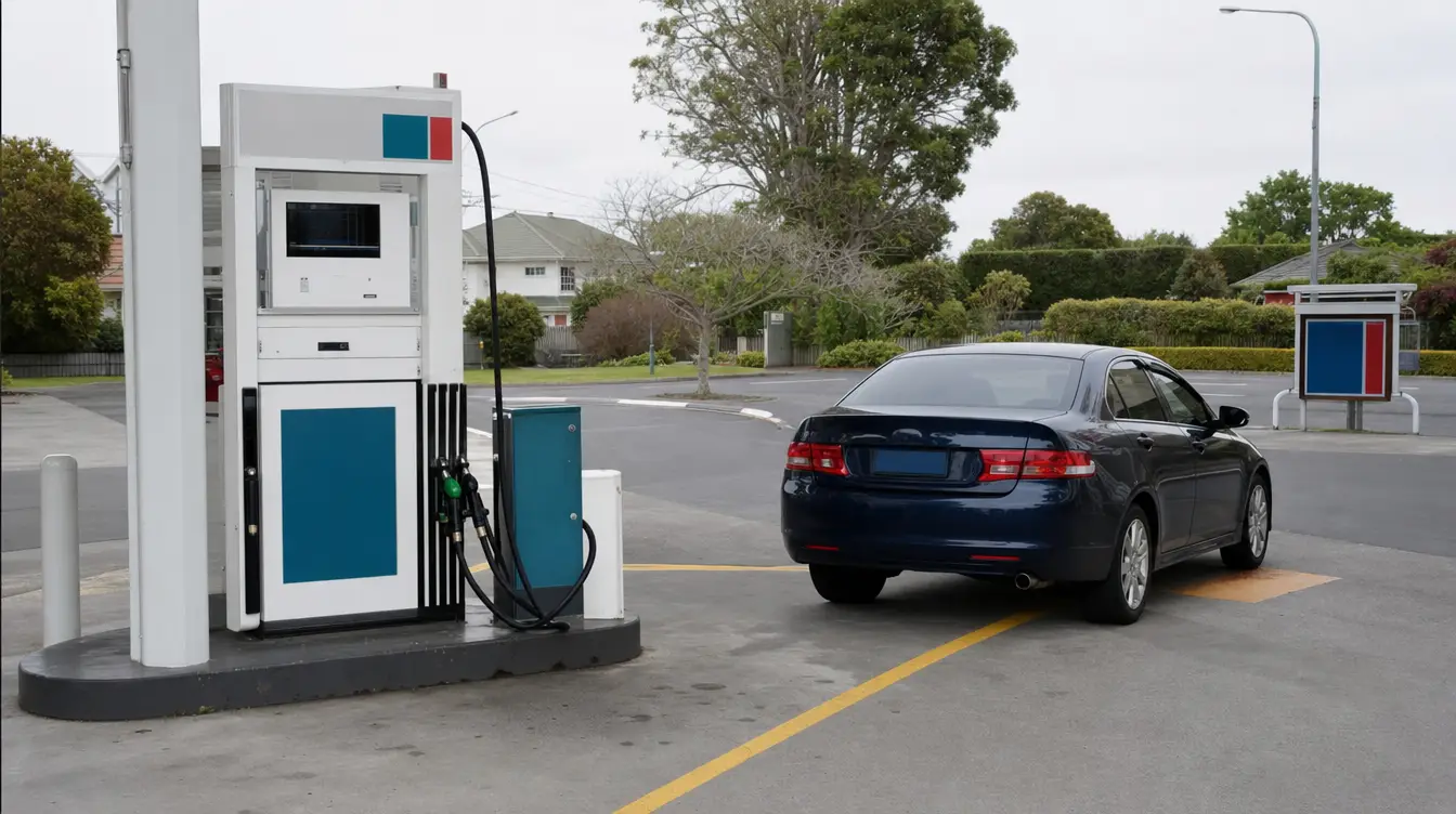 Service station fuel pump and forecourt lane context for a reported fuel non-payment review